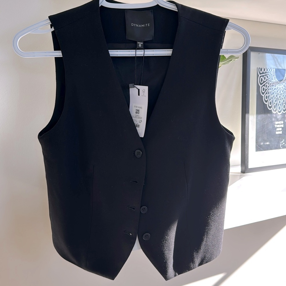 Black Vest Shirt - Picture 3 of 5